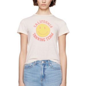 NWT Re/Done Off-White Classic Tanning Tee